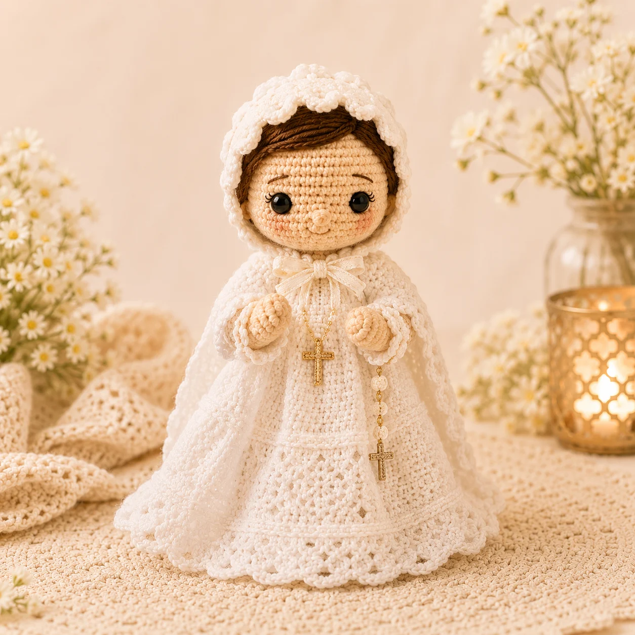 Amigurumi para batizado
