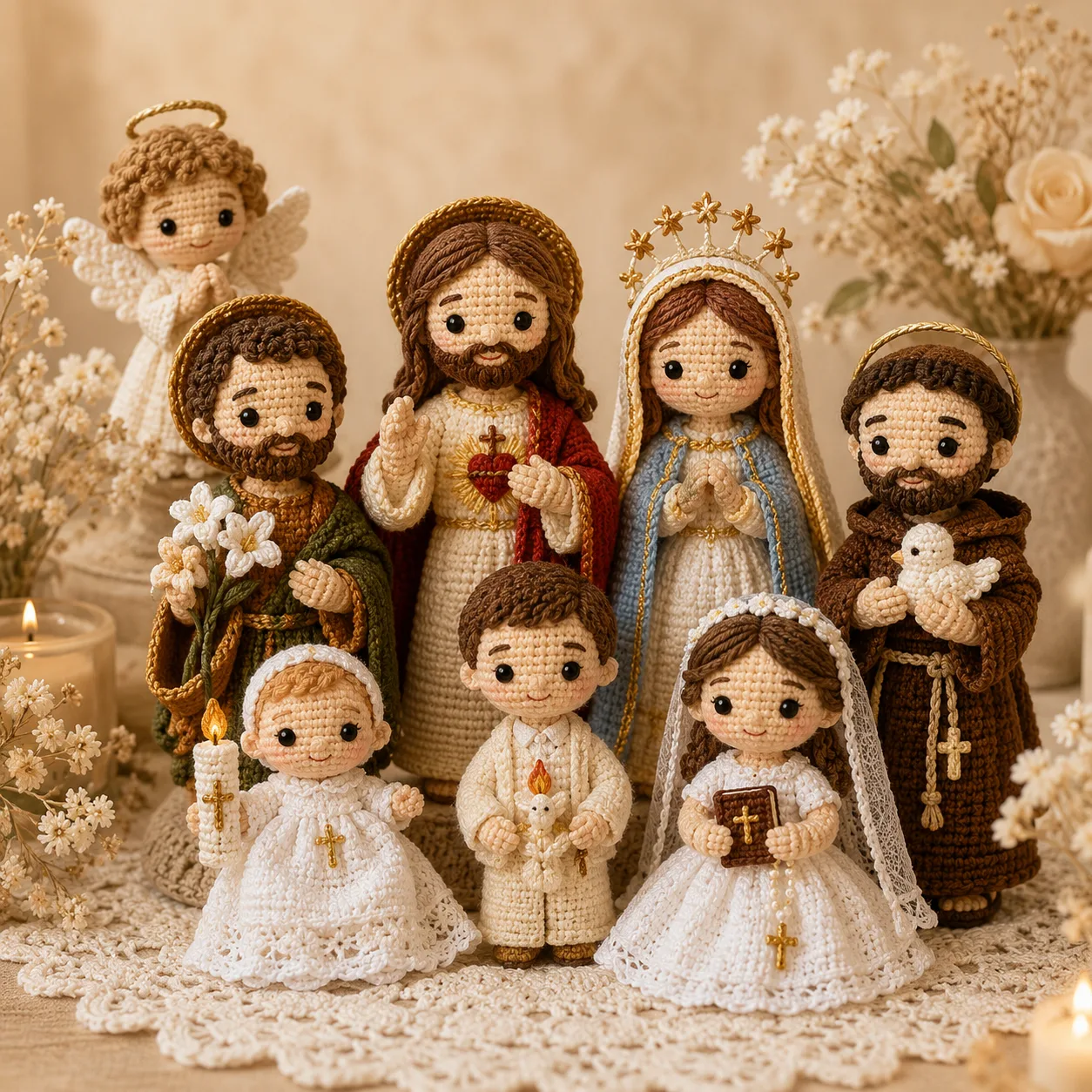 Apresentação do pack Amigurumis Católicos Lucrativos